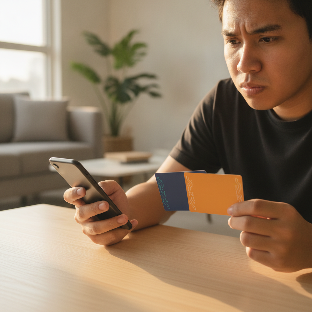 Filipino player comparing casino bonus offers on smartphone